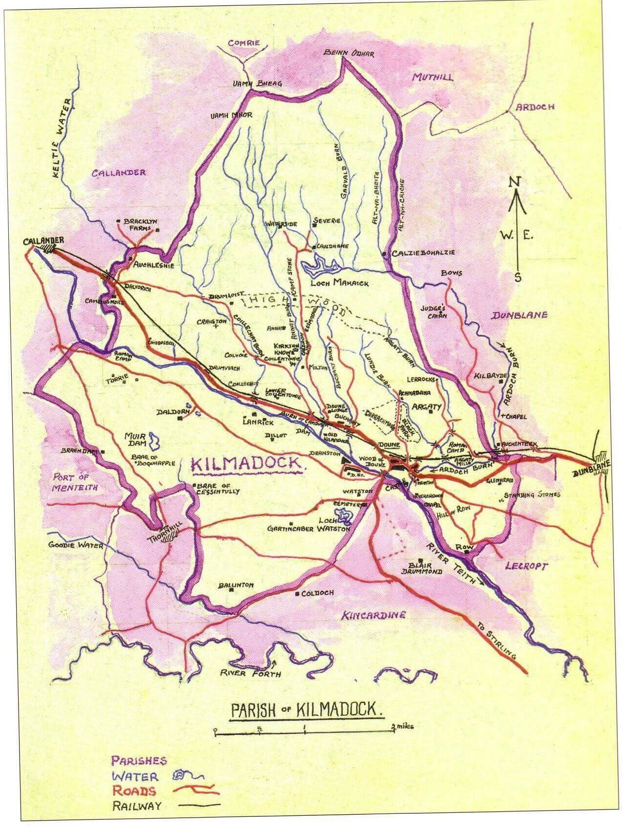 hand drawn map