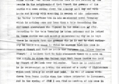 typed letter