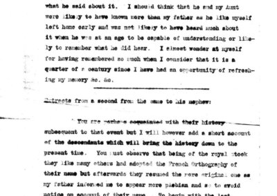 typed letter