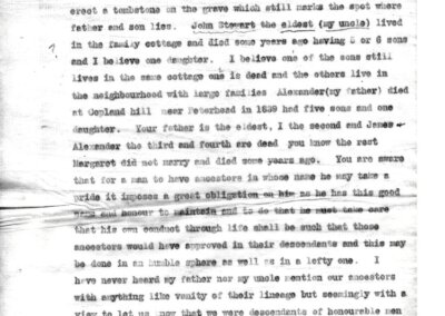 typed letter